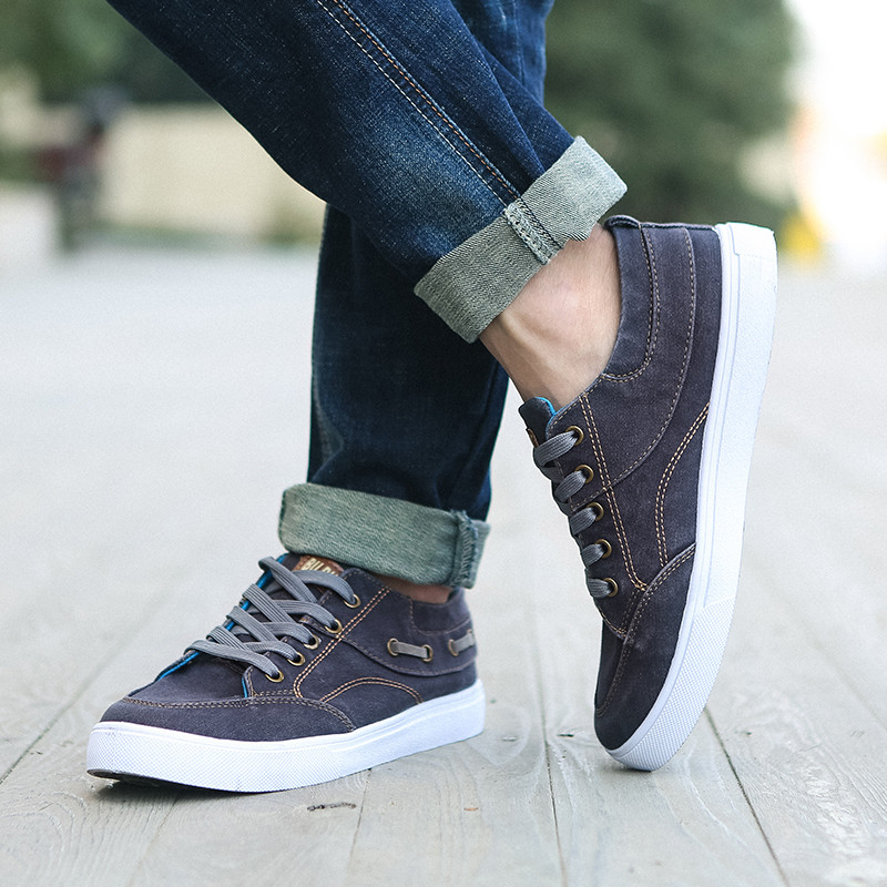 2023, primăvară și toamnă, cu fund plat, cu cap rotund, cu șireturi, pantofi casual pentru bărbați, modă, anti-alunecare, fund moale, confortabil, versatil