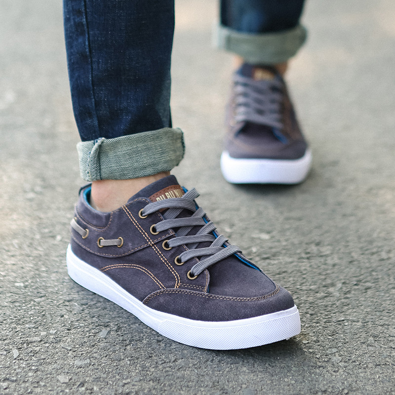 2023, primăvară și toamnă, cu fund plat, cu cap rotund, cu șireturi, pantofi casual pentru bărbați, modă, anti-alunecare, fund moale, confortabil, versatil