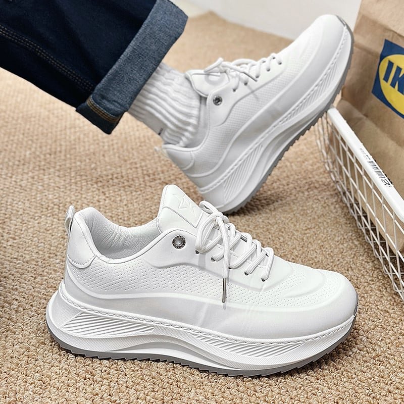 Vyriški sportbačiai Pavasariniai Nauji Kvėpuojantys Patogūs Vyriški Batai Suvarstomi Laisvalaikio vyriškos platformos Trend Tvirtai dėvimi Zapatos Para Hombres