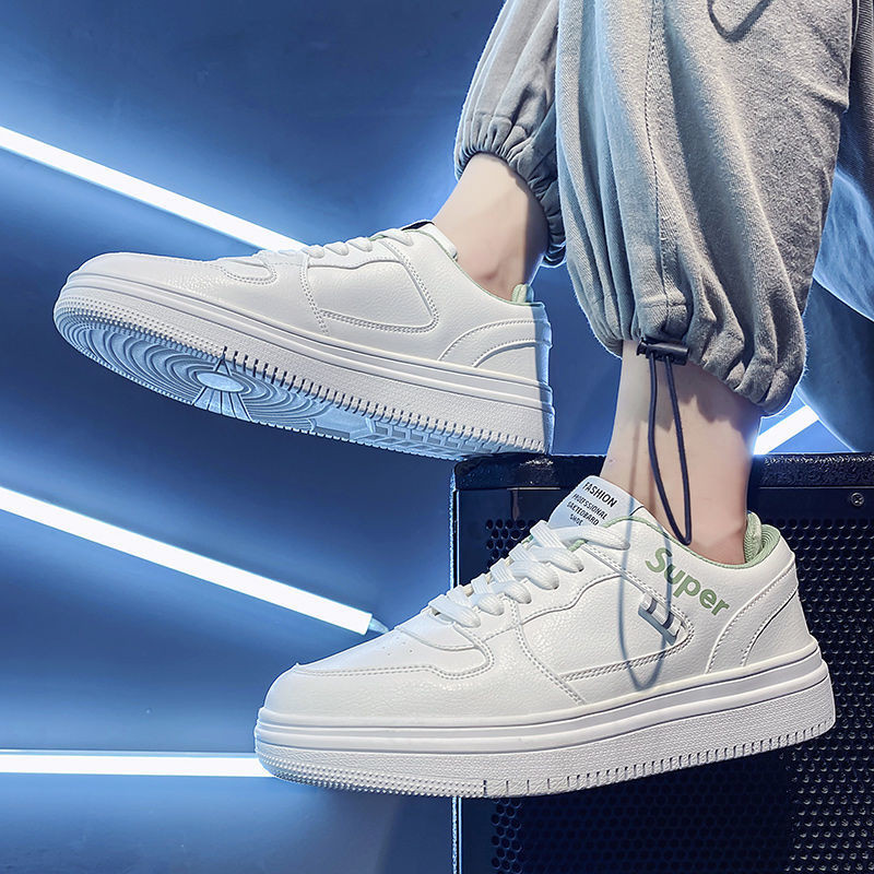 De primăvară și toamnă, casual, cu fund plat, adidași cu șireturi, pentru bărbați, la modă, în aer liber, anti-alunecare, respirabili, versatili, pantofi vulcanizați pentru bărbați