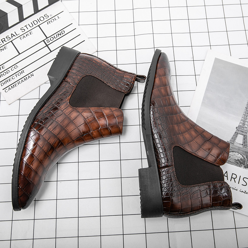 Pantofi casual din piele Cizme chelsea pentru bărbați Cizme din piele pentru bărbați Pantofi de rochie de mireasă Cizme formale pentru bărbați Botine de cowboy Pantofi de afaceri