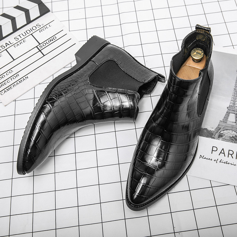 Pantofi casual din piele Cizme chelsea pentru bărbați Cizme din piele pentru bărbați Pantofi de rochie de mireasă Cizme formale pentru bărbați Botine de cowboy Pantofi de afaceri