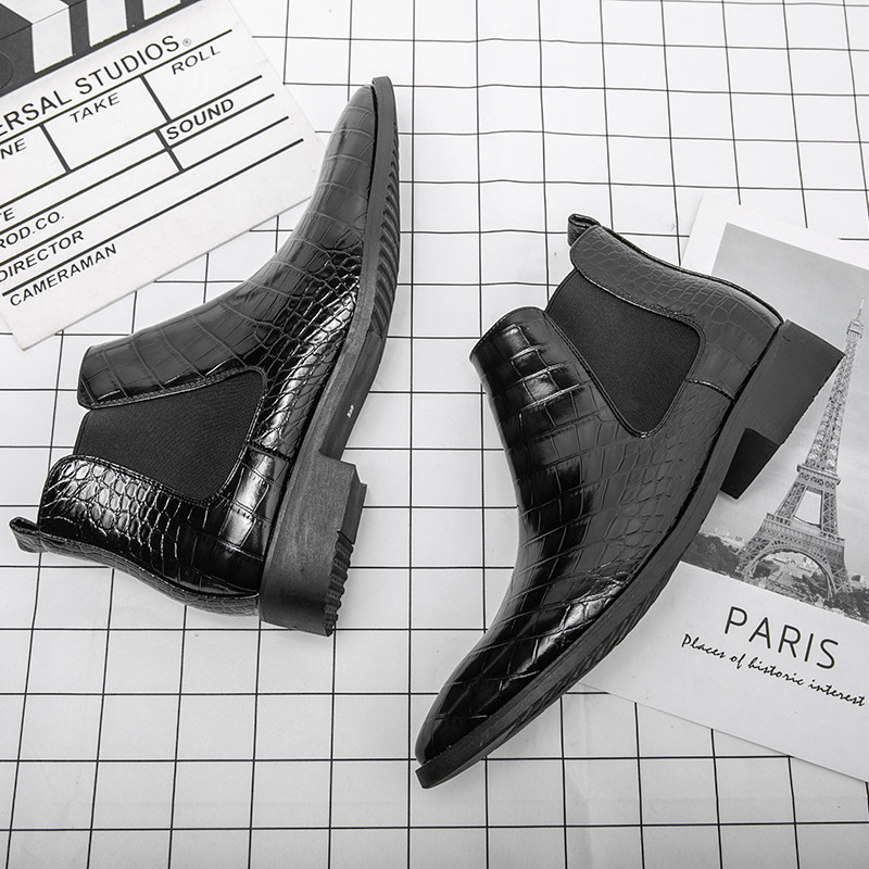 Pantofi casual din piele Cizme chelsea pentru bărbați Cizme din piele pentru bărbați Pantofi de rochie de mireasă Cizme formale pentru bărbați Botine de cowboy Pantofi de afaceri