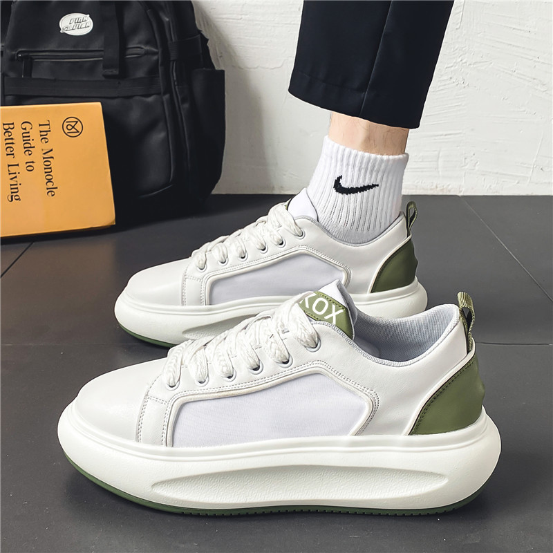 Proljetne muške cipele s okruglim prstima i debelim dnom