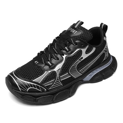 Λευκά πάνινα παπούτσια για άντρες Air Platform Breathable ανδρικά αθλητικά παπούτσια Ανδρικά παπούτσια τένις Αντρικά παπούτσια για τρέξιμο Παπούτσια για τζόκινγκ