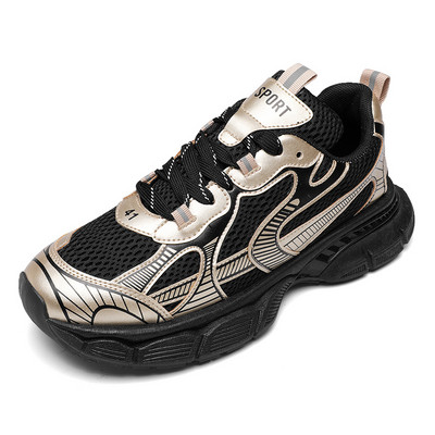 Λευκά πάνινα παπούτσια για άντρες Air Platform Breathable ανδρικά αθλητικά παπούτσια Ανδρικά παπούτσια τένις Αντρικά παπούτσια για τρέξιμο Παπούτσια για τζόκινγκ