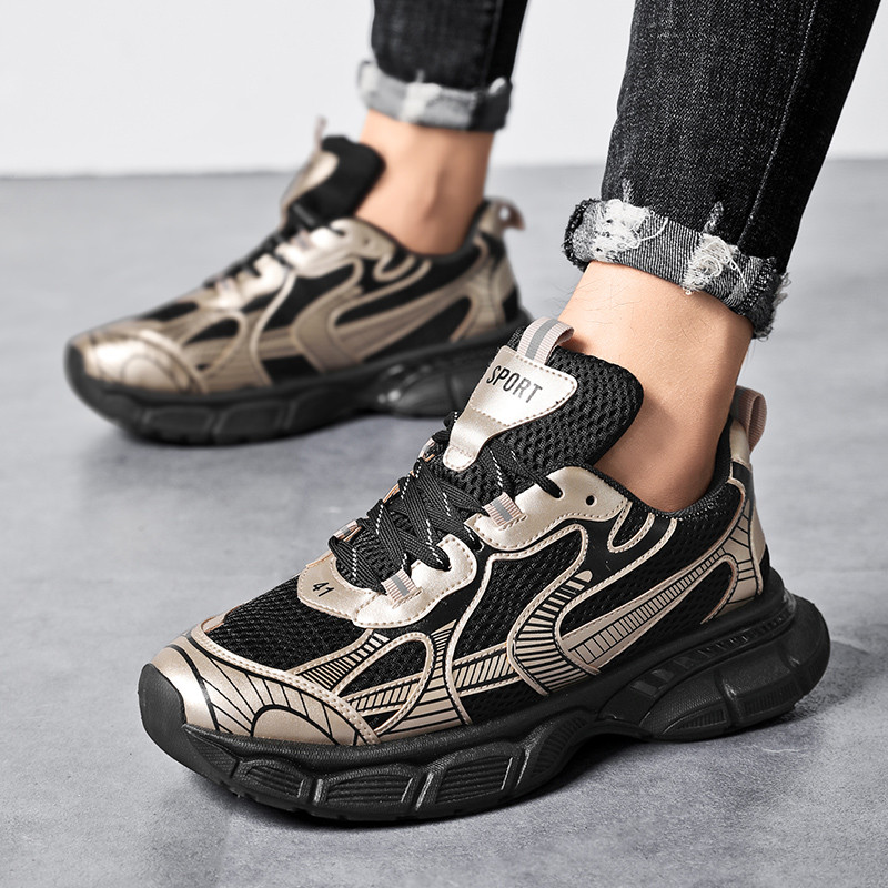 Λευκά πάνινα παπούτσια για άντρες Air Platform Breathable ανδρικά αθλητικά παπούτσια Ανδρικά παπούτσια τένις Αντρικά παπούτσια για τρέξιμο Παπούτσια για τζόκινγκ