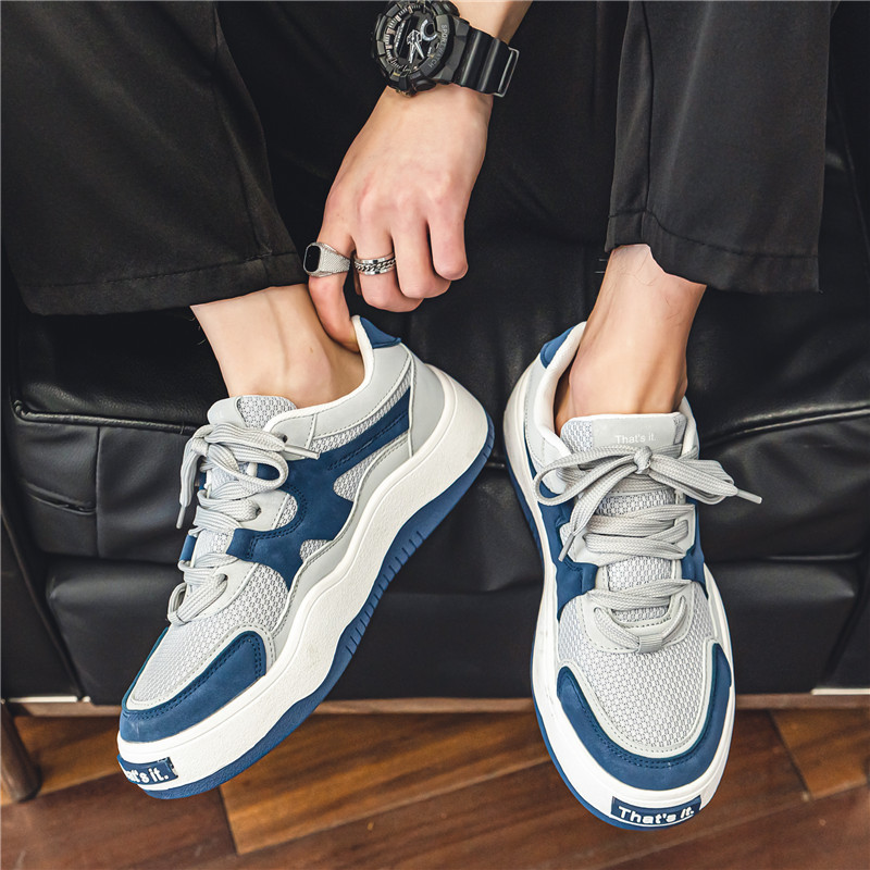 Tenisice Muške 2023. Ležerne, ravne, plitke, okrugle vrhove na vezanje, moderne, neklizajuće, prozračne, čvrste muške vulkanizirane cipele