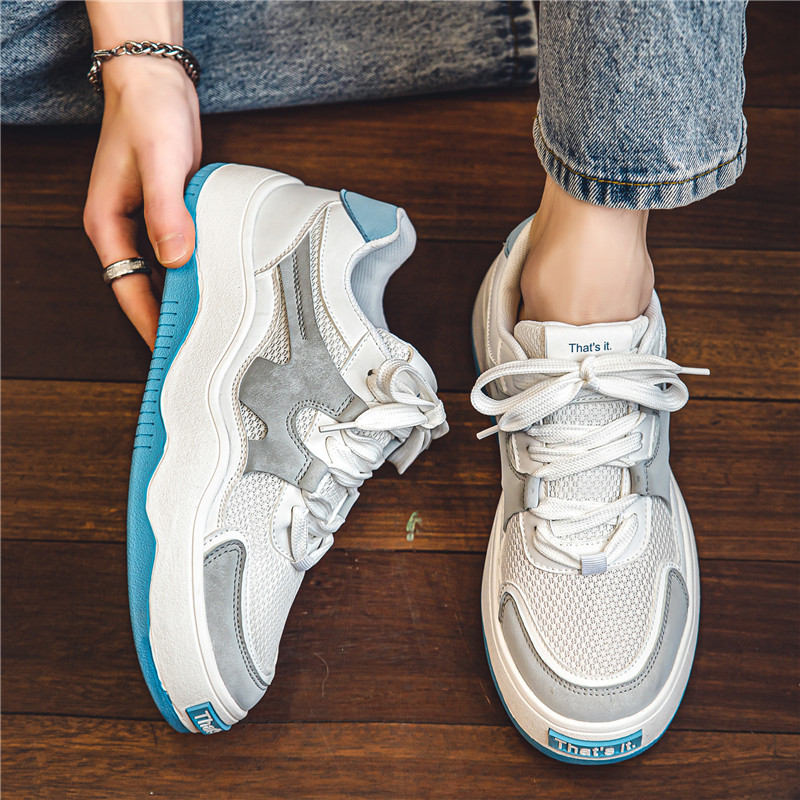 Tenisice Muške 2023. Ležerne, ravne, plitke, okrugle vrhove na vezanje, moderne, neklizajuće, prozračne, čvrste muške vulkanizirane cipele