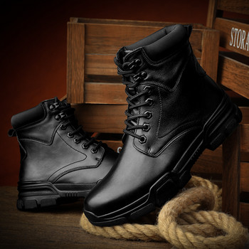 Ανδρικές στρατιωτικές μπότες τακτικής μάρκας πολυτελείας Υψηλής ποιότητας Desert Combat Παπούτσια πεζοπορίας εξωτερικού χώρου  Ανδρικά παπούτσια