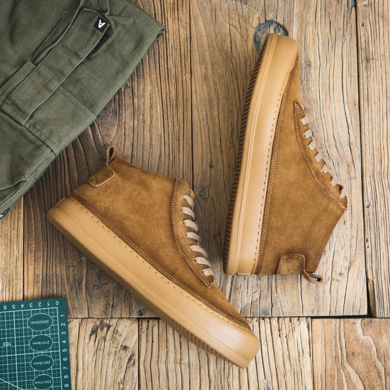 Pánske kožené ležérne topánky na jar a jeseň, jednoduché pohodlné tenisky, pánska móda, priedušné členkové topánky, univerzálne ľahké ploché topánky