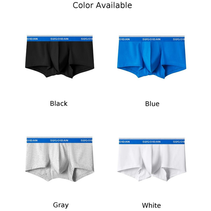 Muške bokserice Kratke hlače Pamučno donje rublje Seksi mekane bokserice U konveksne torbice Gaćice Muške intimne bokserice Rastezljivo donje rublje