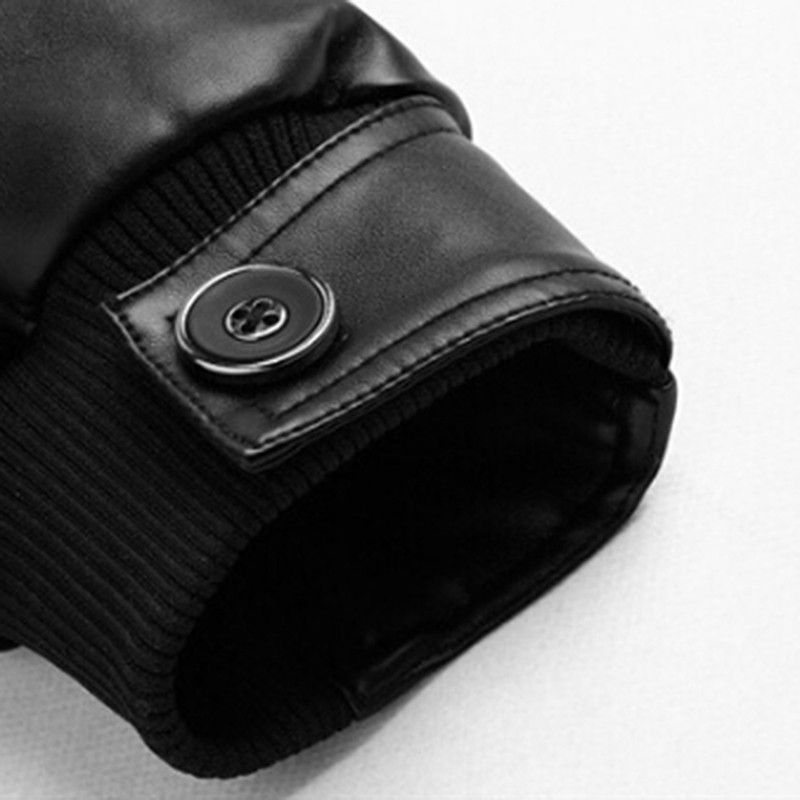 Ανδρικά δερμάτινα μπουφάν Ανδρικά παλτό γιακά με βάση Ανδρικά δερμάτινα μπουφάν μοτοσικλέτας Casual Slim επώνυμα ρούχα Δερμάτινα παλτό Ανδρικά