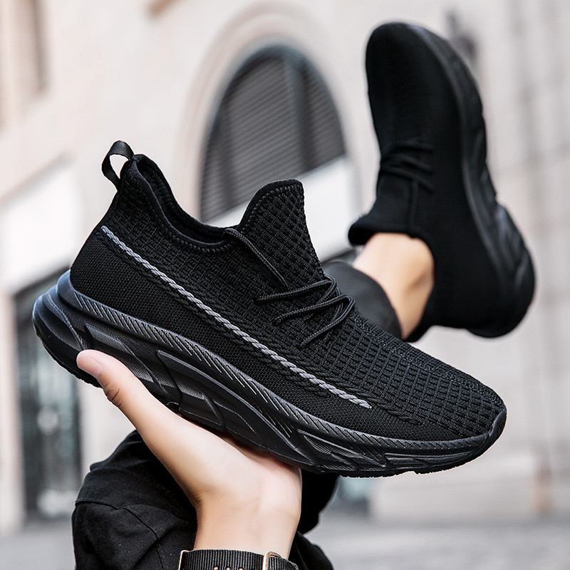 Vyriški batai, spyruokliniai, tinkliniai, suvarstomi laisvalaikio mados lauko neslystantys, patogūs, minkšta apačia, kvėpuojantys, universalūs vyriški sportbačiai