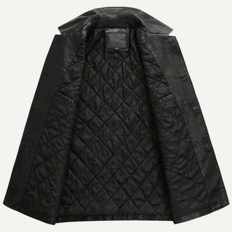 Uus nahktagi Meeste Pehme PU-nahkjakk Meeste vabaaja mantlid Meeste Jaqueta Masculinas Inverno Coujavascript:ro Jakid