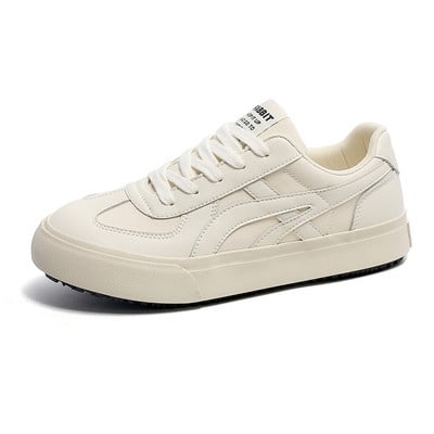 Jarné pánske plátené topánky s okrúhlou špičkou, šnurovacie, ležérne, protišmykové, pohodlné, priedušné, univerzálne, trendy, pevné topánky pre mužov