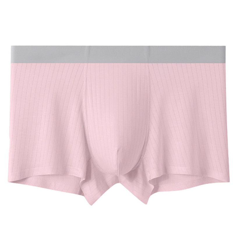 Slip boxer Lenjerie de corp pentru bărbați Sexy U-Pouch Modal trunchi moale Pantaloni scurți Chiloți elastici pentru tineret Boxershorts Chiloți de somn