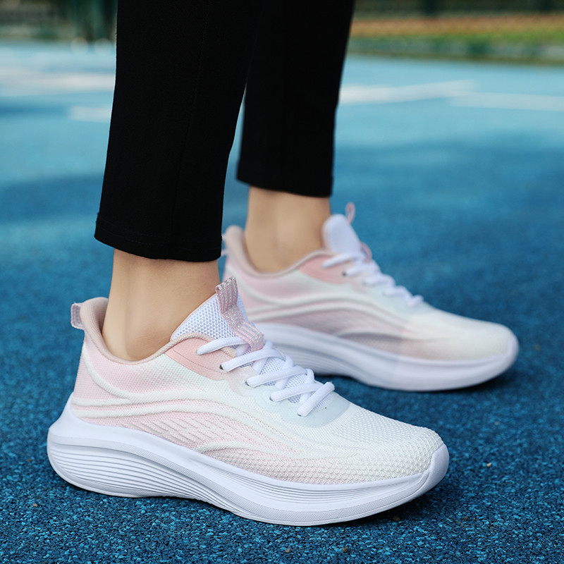 Pantofi sport de modă pentru bărbați pantofi casual cu șireturi cu vârf rotund, amortizare, pantofi de alergare, pantofi de alergare pentru femei, antrenori de curse, pantofi de tenis de cuplu respirabili