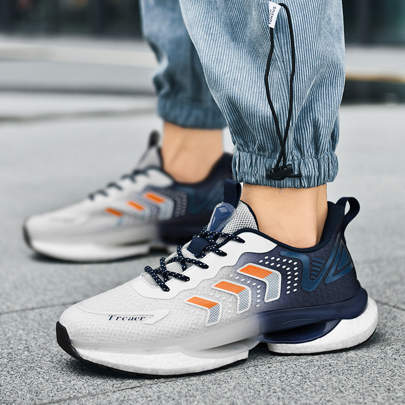 Pantofi pentru bărbați, pantofi de alergare clasici, respirabili, pentru bărbați, în aer liber, ușoare, comozi, pantofi de mers din plasă, Tenis, pantofi vulcanizați pentru bărbați