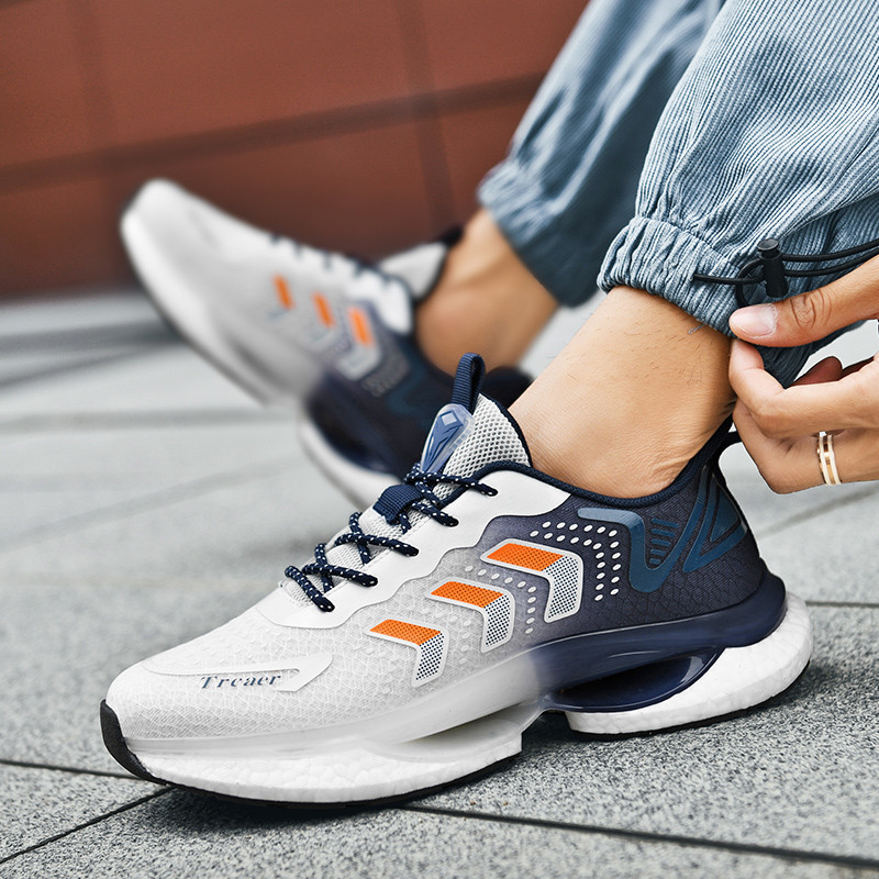 Pantofi pentru bărbați, pantofi de alergare clasici, respirabili, pentru bărbați, în aer liber, ușoare, comozi, pantofi de mers din plasă, Tenis, pantofi vulcanizați pentru bărbați