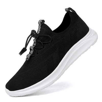 Pánske tenisky 2023 Nové jarné hrubé podrážky so sieťovaným šnurovaním, protišmykové, módne všestranné, pevné, plytké, priedušné, vulkanizované topánky