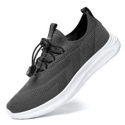 Pánske tenisky 2023 Nové jarné hrubé podrážky so sieťovaným šnurovaním, protišmykové, módne všestranné, pevné, plytké, priedušné, vulkanizované topánky