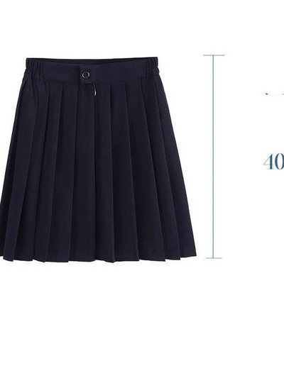 Ιαπωνικό Preppy στυλ Γυναικεία ελαστική μέση φούστα μίντι γυναικεία φούστα πάρτι μόδας Γυναικεία πλισέ σχολική φούστα για κορίτσια