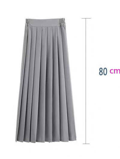 Ιαπωνικό Preppy στυλ Γυναικεία ελαστική μέση φούστα μίντι γυναικεία φούστα πάρτι μόδας Γυναικεία πλισέ σχολική φούστα για κορίτσια