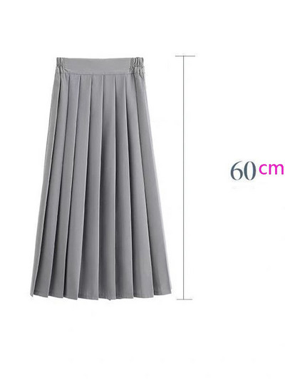 Ιαπωνικό Preppy στυλ Γυναικεία ελαστική μέση φούστα μίντι γυναικεία φούστα πάρτι μόδας Γυναικεία πλισέ σχολική φούστα για κορίτσια