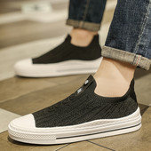 Pantofi pentru bărbați de vară, pantofi cu plasă respirabilă, pentru bărbați, alergare, pantofi sport ocazional, pantofi albi cu goluri Tenis Masculino