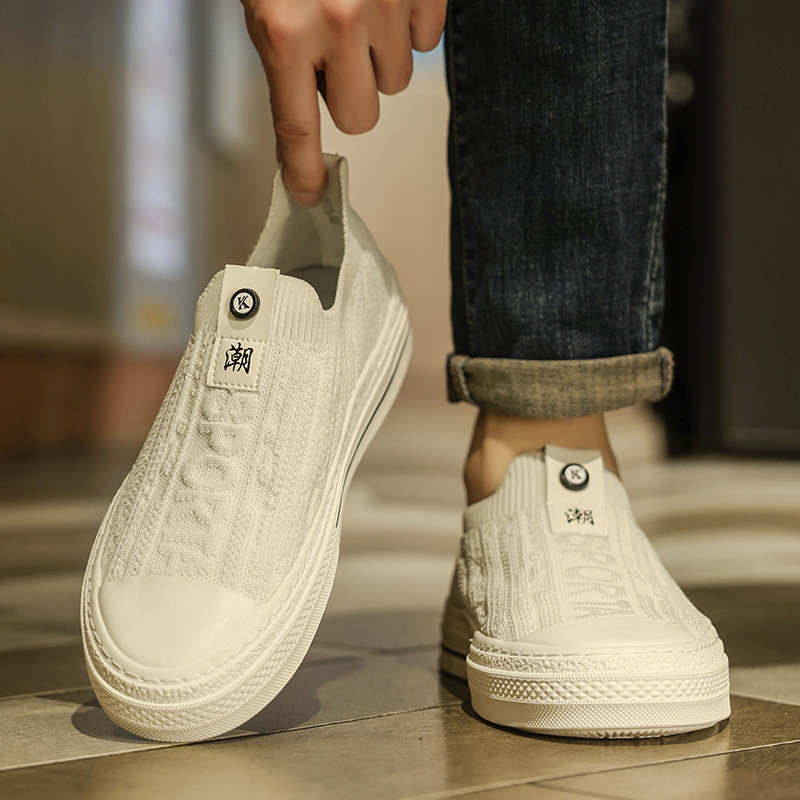 Pantofi pentru bărbați de vară, pantofi cu plasă respirabilă, pentru bărbați, alergare, pantofi sport ocazional, pantofi albi cu goluri Tenis Masculino