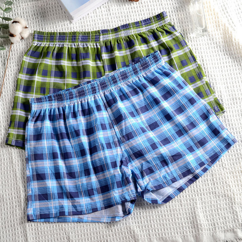 Seksi muškarci Pamučno donje rublje Bešavne bokserice Udobne meke torbice Gaćice Ležerne kućne kratke hlače Gaćice