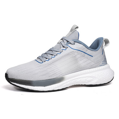 Pantofi vulcanizați pentru bărbați, 2023, pantofi de alergare la modă, primăvară, vară, cu talpă joasă, cu floricele de porumb, amortizare, pantofi comozi cu șireturi din plasă