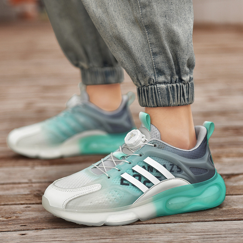 Pantofi vulcanizați pentru bărbați, 2023, pantofi de alergare la modă, primăvară, vară, cu talpă joasă, cu floricele de porumb, amortizare, pantofi comozi cu șireturi din plasă