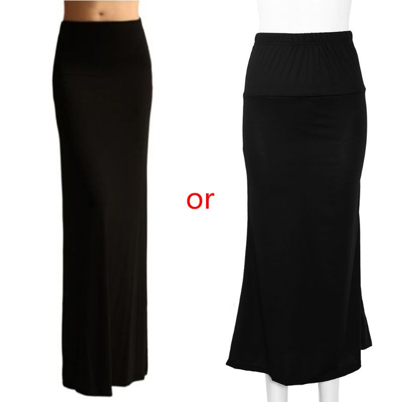 Doamnelor, femei, talie înaltă, coadă de pește, fustă lungă maxi, culoare uni, pachet plisat, șold, seară, petrecere pe plajă, rochie creion, linie A