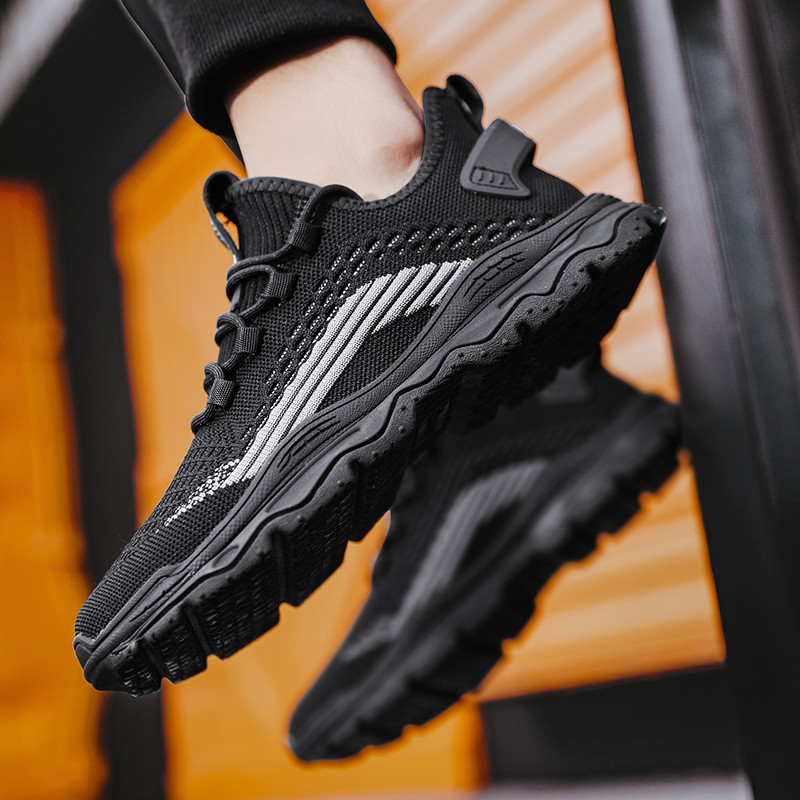 Pantofi bărbați 2023 de primăvară din plasă cu șireturi ocazional elegant, confortabil, fund moale, versatil, respirabil, tendință, pantofi solidi pentru bărbați