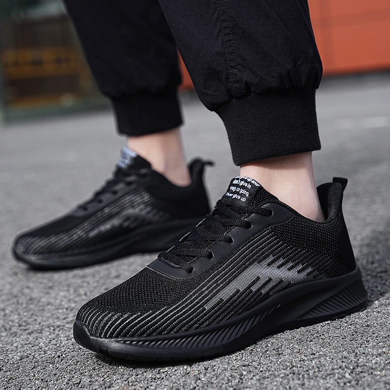 Pantofi pentru bărbați, noi de primăvară, plasă, talpă groasă, cu șireturi, ocazional, în aer liber, anti-alunecare, confortabil, talpă moale, respirabil, pantofi vulcanizați pentru bărbați