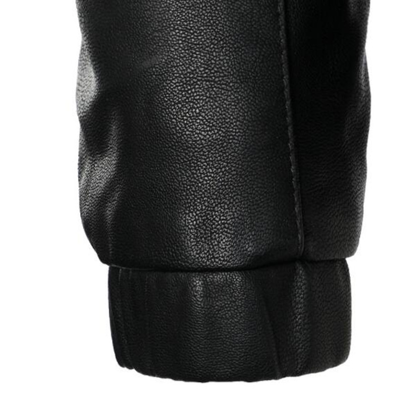 Uued Meeste Mootorrataste PU-nahkjakid Sügisene põhjuslik soe mantel Meeste kevadmood Masculinas Tuulekindel jope Mantel S-5XL