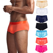 JOCKMAIL Moda sexy din mătase de gheață Lenjerie de corp pentru bărbați de vară Slip boxer ultra-subțiri, pantaloni scurți din microfibră respirabilă pentru bărbați