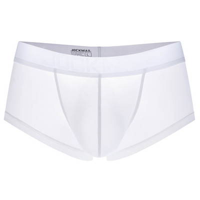 JOCKMAIL Moda sexy din mătase de gheață Lenjerie de corp pentru bărbați de vară Slip boxer ultra-subțiri, pantaloni scurți din microfibră respirabilă pentru bărbați