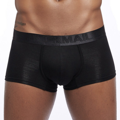 Marca JOCKMAIL Material modal Lenjerie de corp pentru bărbați Moda sexy Boxer fără cusături Pantaloni scurți de jogging Trunchi de baie pentru plajă