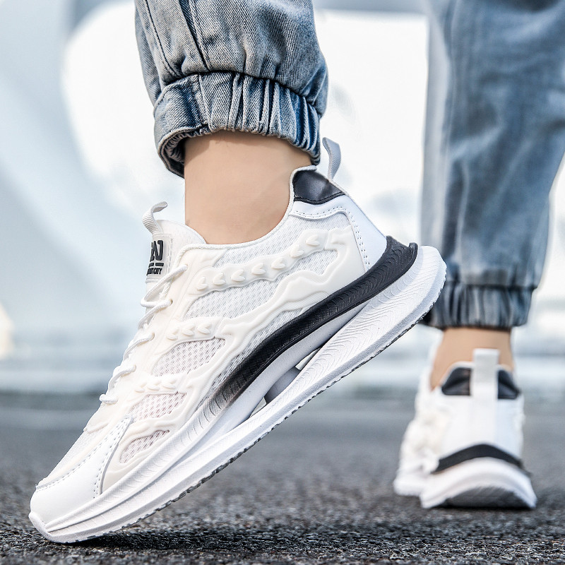 Trend αθλητικά παπούτσια για άντρες, ελαφριά αθλητικά παπούτσια για τρέξιμο εξωτερικού χώρου, Διχτυωτό, αναπνεύσιμο, ανδρικά παπούτσια Zapatos Altos Hombre