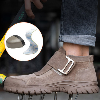 Предпазни обувки против изгаряне при заваряване Неразрушими предпазни ботуши против удари Работни ботуши със стоманени пръсти Защитни обувки за мъже
