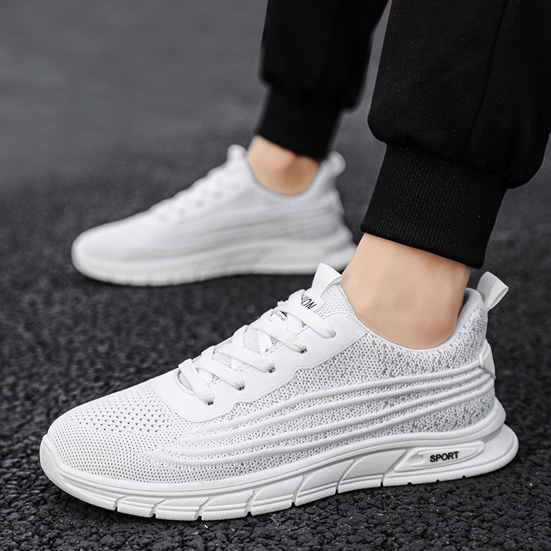 Pantofi vulcanizați pentru bărbați 2023, pantofi ușori, respirabili, ochiuri, pantofi confortabili pentru bărbați, pantofi sport pentru jogging, pantofi