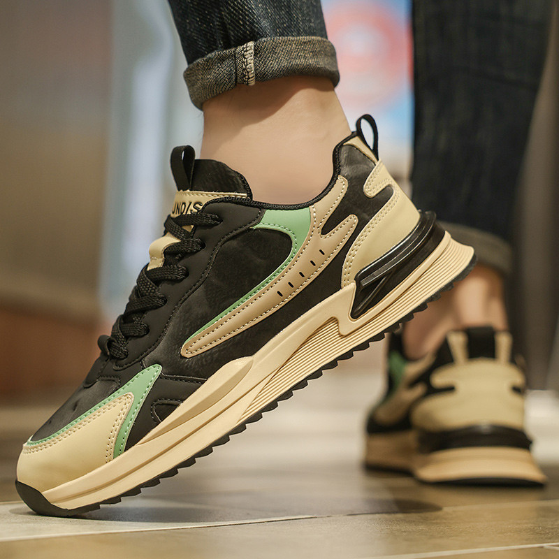 Pantofi pentru bărbați 2023, pantofi de toamnă, noui, plat, respirabili, cu șireturi, pantofi pentru bărbați, confort sport, pantofi de alergare în aer liber, Zapatillas Hombre