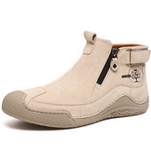 Νέα Oversized Παπούτσια Ανδρικά παπούτσια Μποτάκια με φερμουάρ Χειμερινά Ανδρικά casual Wear Resistant Αντιολισθητικές Κοντές μπότες Ανδρικά παπούτσια