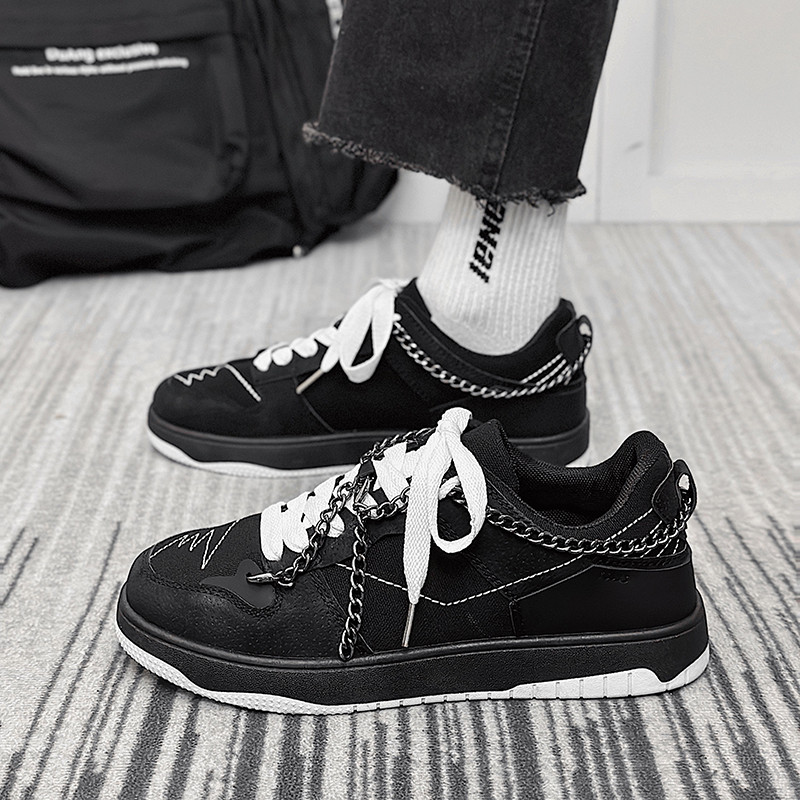 Pánske ležérne topánky Jarné zmiešané farby Plytké tenisky Pánska móda Pánske vulkanizované topánky Ploché topánky Zapatillas Deportivas De Hombres