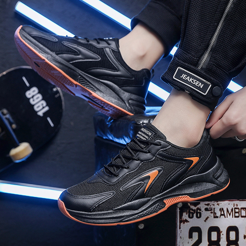 Pantofi de sport pentru bărbați 2023, plasă, cu șireturi, modă în aer liber, anti-alunecare, confortabil, fund moale, solid, puțin adânc, pantofi vulcanizați pentru bărbați