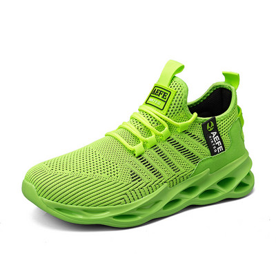 Pantofi pentru bărbați, cu șireturi, cu platformă, la modă, respirabile, 2023, pantofi sport cu plasă pentru bărbați, pantofi casual galbeni casual, pantofi pentru bărbați