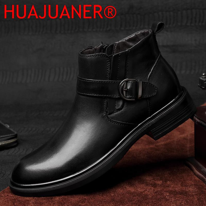 Zimske visokokvalitetne kožne čizme Debeli kožni potplat Chelsea muške čizme Crne poslovne svečane čizme Krokodilski uzorak Ležerne čizme